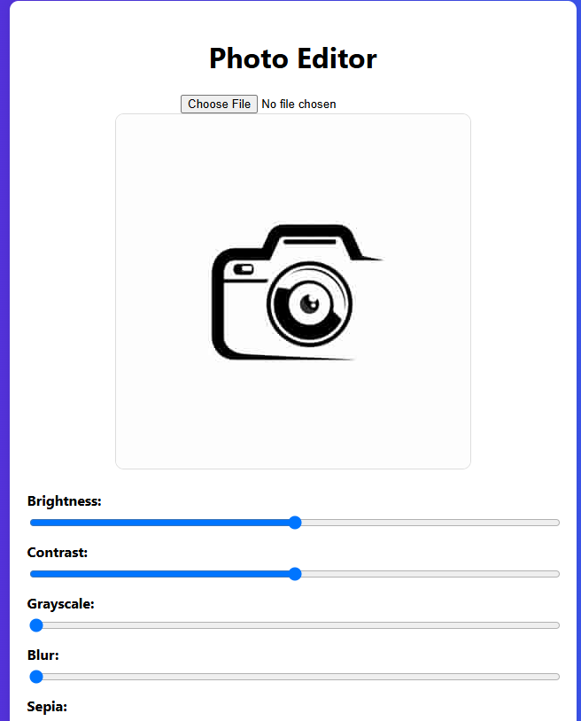 Image Editor Web App